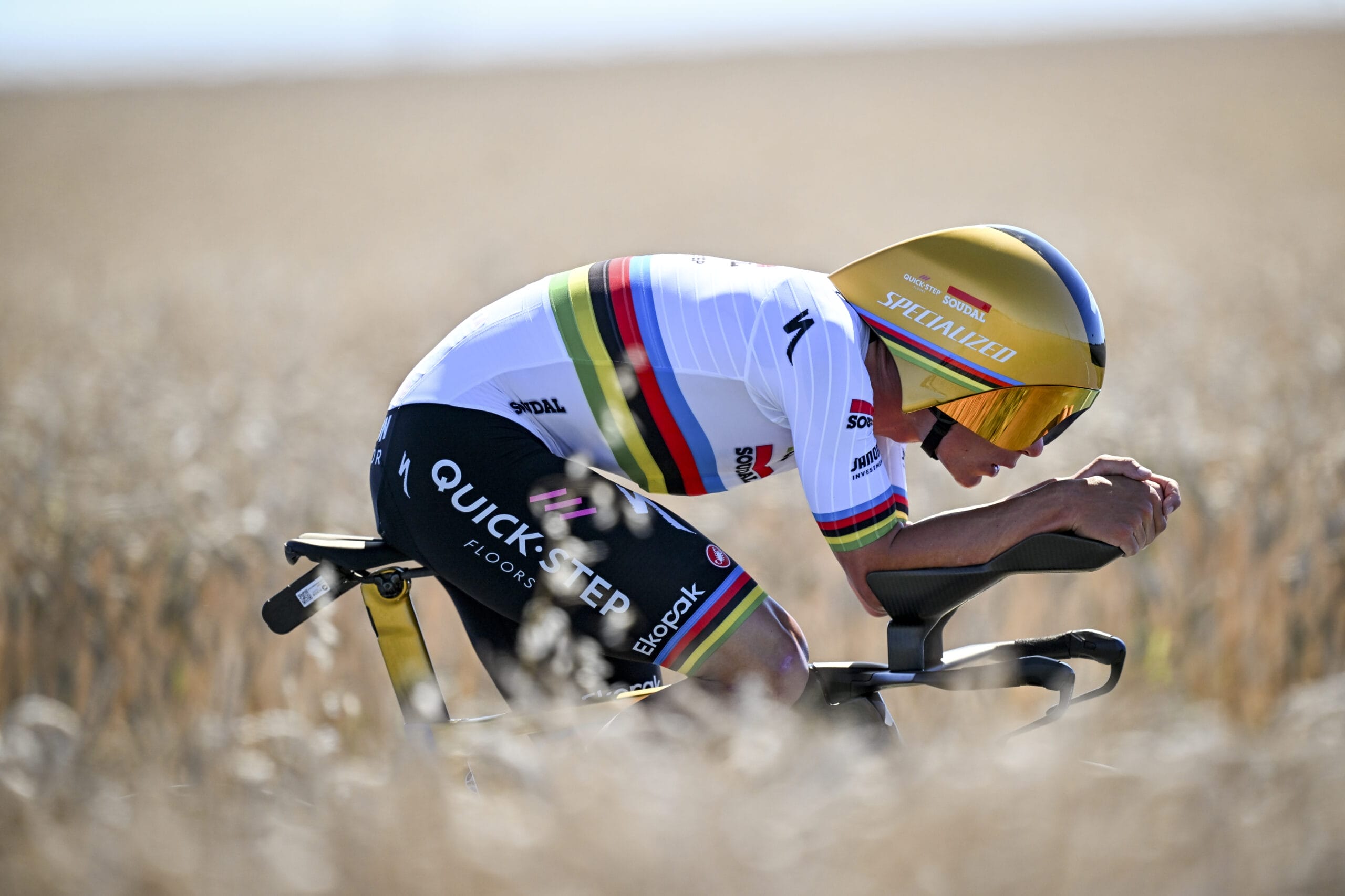 Etape 5 Caen TT Tour de France 2025 Remco Evenepoel Photo Billy Ceusters ASO